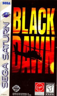 Black Dawn Sega Saturn  box art